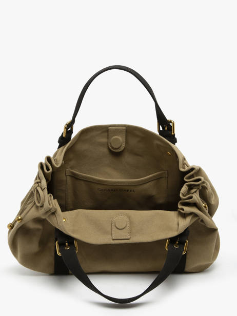 Sac Porté épaule Canvas Coton Gerard darel Vert canvas Z450 vue secondaire 3
