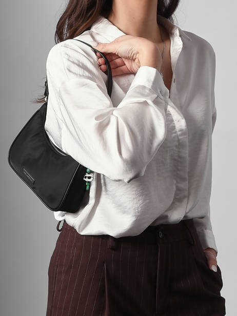 Sac Porté épaule K Ikon Polyester Recyclé Karl lagerfeld Noir k ikon B1W32068 vue secondaire 1