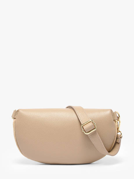 Sac Banane Cuir Milano Beige velvet caviar VC24111 vue secondaire 4