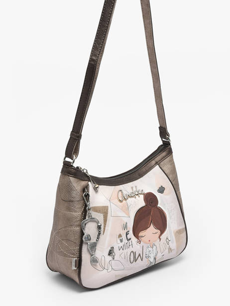 Sac Bandoulière Sophia Anekke Marron sophia 42803002 vue secondaire 2