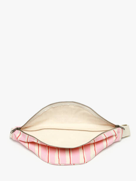 Sac Banane Olivia Rayures Hindbag Rose rayures RA vue secondaire 2