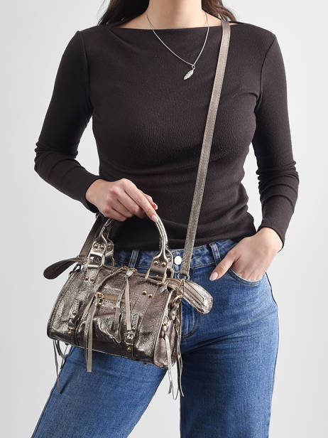 Sac Bandoulière Nine Cuir Milano Marron nine NI24092O vue secondaire 1