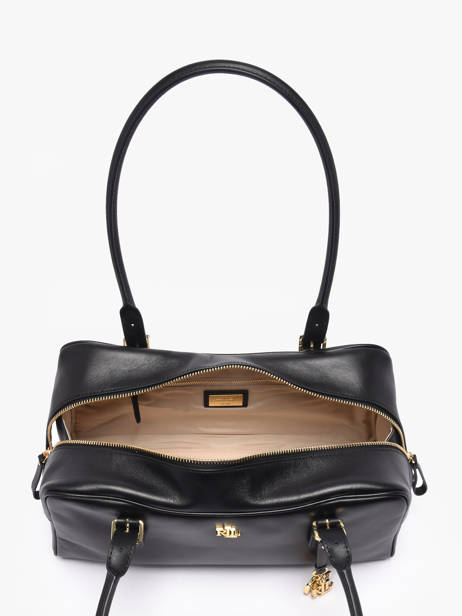 Sac Porté épaule Dryden Cuir Lauren ralph lauren Noir dryden 31P06068 vue secondaire 3