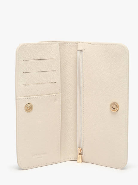 Sac Pochette Luna Cuir Avec Chaînette Amovible Hexagona Beige luna 688422 vue secondaire 4