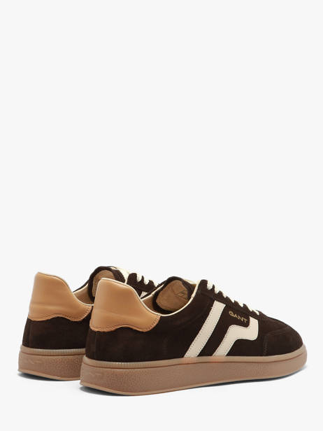 Sneakers En Cuir Gant Marron men CUZIMG46 vue secondaire 3