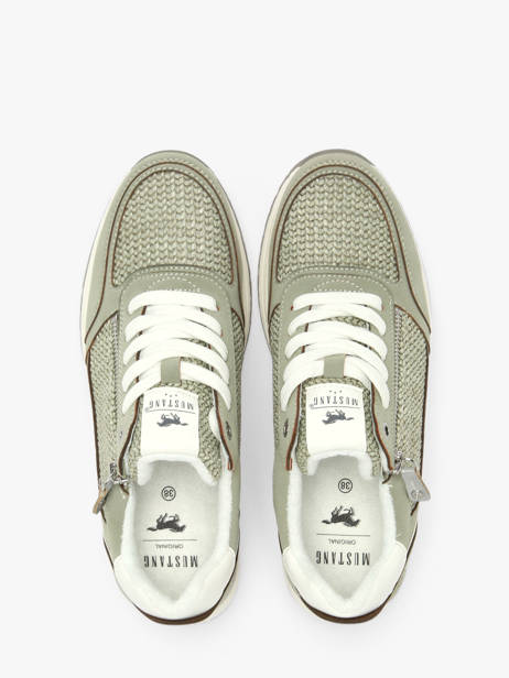 Sneakers Mustang Vert women M0532011 vue secondaire 3