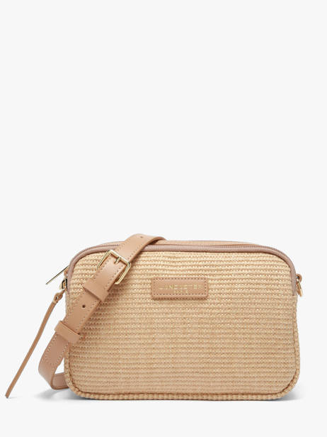 Sac Bandoulière Mini Osier Italie Lancaster Beige mini osier italie 71