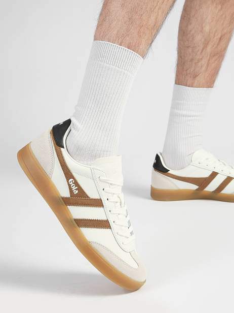 Sneakers En Cuir Gola Blanc men CMB426XE vue secondaire 1