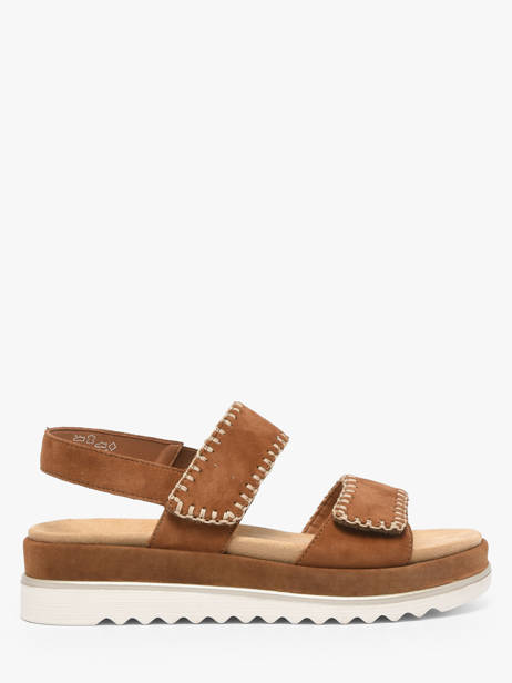 Sandales En Cuir Remonte Marron women 22