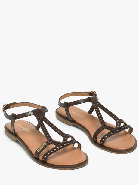 Nu-pieds En Cuir Les tropeziennes Marron women HELECTRA vue secondaire 1