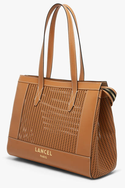 Sac Porté épaule Jour Ajouré Cuir Lancel Marron jour A14011 vue secondaire 1