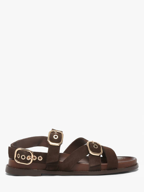 Sandales En Cuir Inuovo Marron women 51006SMN
