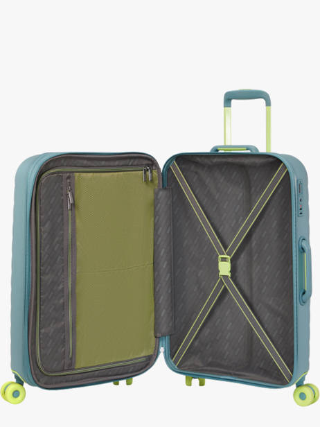 Valise Rigide Extensible Neovibe American tourister Bleu neovibe 159932 vue secondaire 3