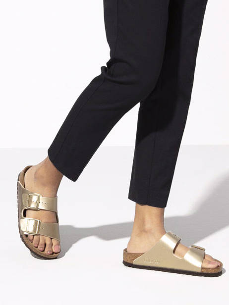 Mules Arizona Birkenstock Or women 1016111 vue secondaire 1