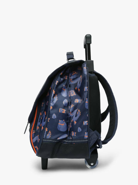 Cartable à Roulettes 2 Compartiments Tann's Bleu les fantaisies g 43155 vue secondaire 2