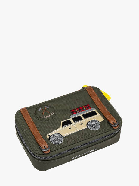 Trousse 1 Compartiment Jeune premier Vert daydream boys B vue secondaire 1