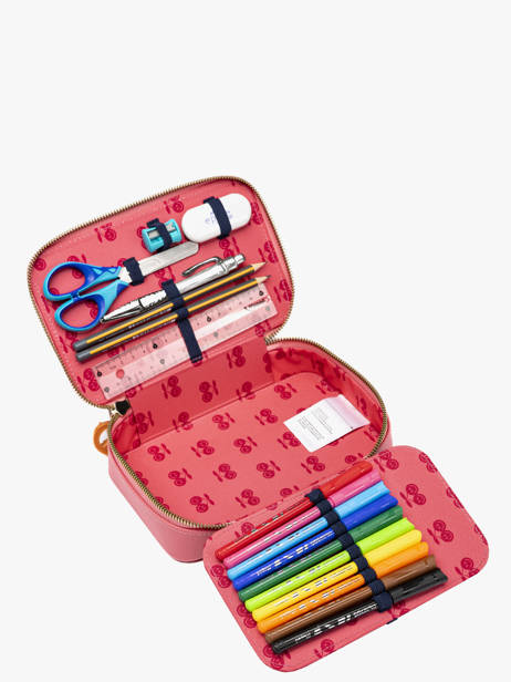 Trousse 1 Compartiment Jeune premier Rose daydream girls G vue secondaire 3