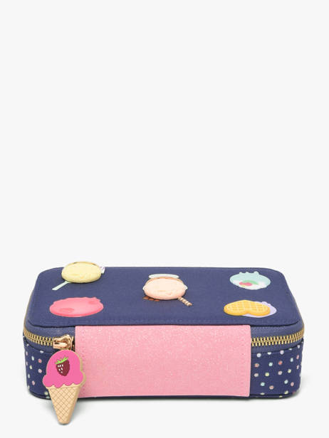 Trousse 1 Compartiment Jeune premier Bleu daydream girls G vue secondaire 4