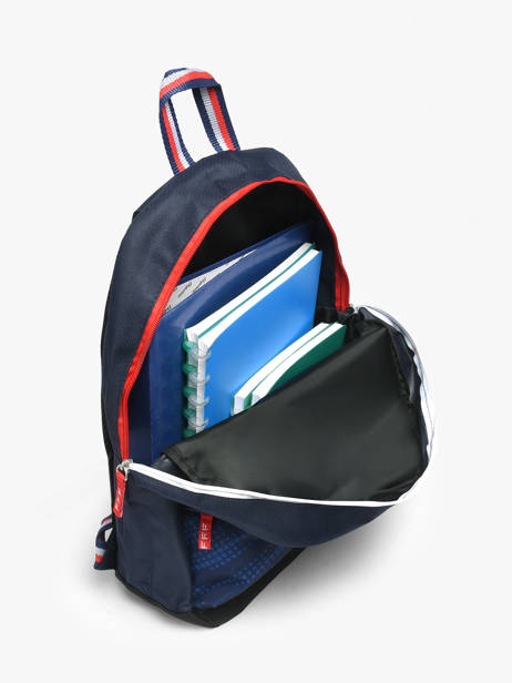 Sac à Dos 1 Compartiment Federat. france football Bleu fff 25BX204O vue secondaire 3