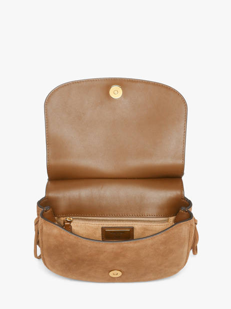 Sac Bandoulière Dryden Cuir Lauren ralph lauren Marron dryden 31P11793 vue secondaire 3