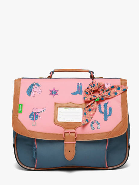 Cartable 1 Compartiment Tann's Rose les fantaisies f 35146