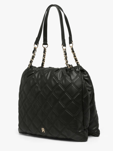 Sac Porté épaule Th Feminine Tommy hilfiger Noir th feminine  AW18719 vue secondaire 1