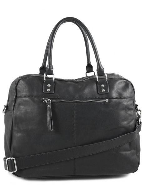 Sac Macy Cuir Nat et nin Noir vintage MACY vue secondaire 4