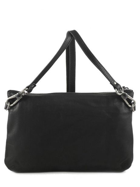 Sac Bandoulière Vicky Cuir Nat et nin Noir vintage VICKY vue secondaire 6