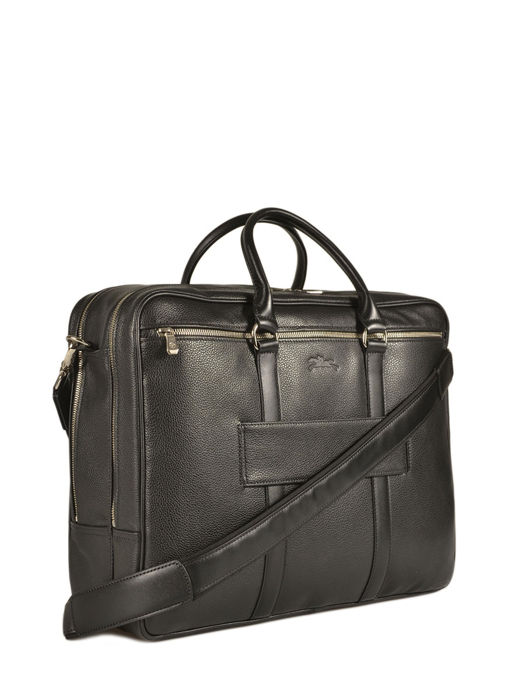 Longchamp Le foulonné Briefcase Black