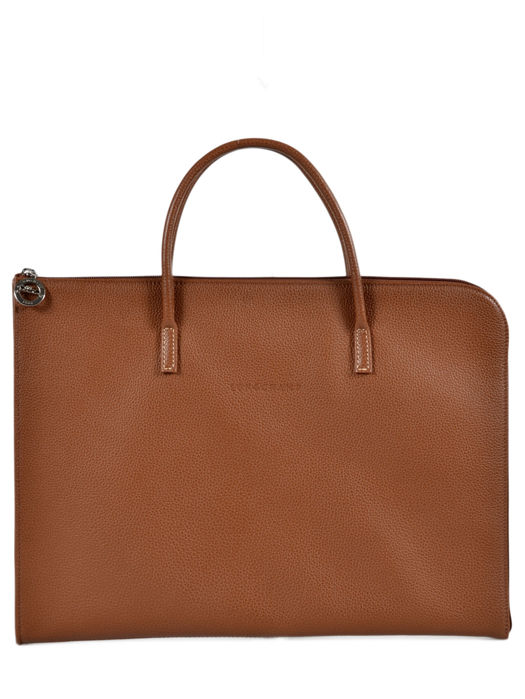 Longchamp Le foulonné Briefcase Brown