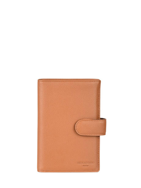 Porte-cartes Confort Cuir Hexagona Marron confort 467282