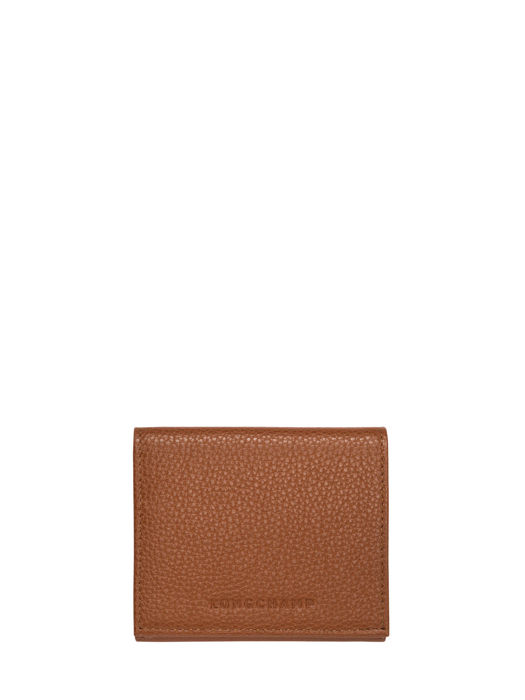 Longchamp Le foulonné Porte-monnaie Marron