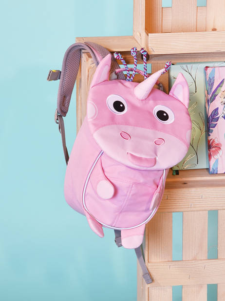 Mini  Backpack Affenzahn Pink small friends AFZ-FAS3