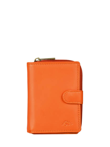 Portefeuille Cuir Katana Orange marina 753052