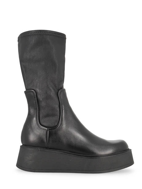 Boots En Cuir En Cuir Mjus Noir women P78304