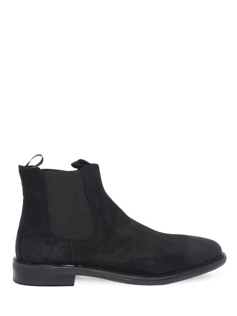 Pilot Chelsea Boots In Leather Schmoove Black men MIVS04B3