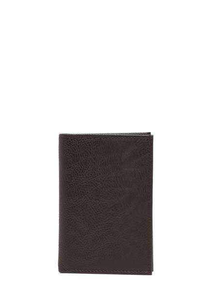 Portefeuille Porte-monnaie Cuir Miniprix Marron essentiel 8101