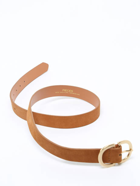 Ceinture Pieces Marron juva 17102275 vue secondaire 2