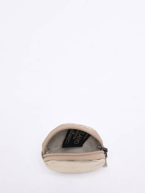 Porte-monnaie Rond Nine Cuir Milano Or nine NI21127N vue secondaire 1