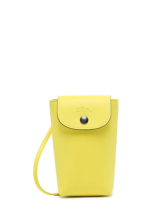 Longchamp Le pliage xtra Ipod case / cd holder Yellow