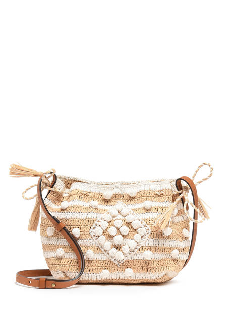 Sac Bandoulière Raphia Raye Raphia Raye Gerard darel Blanc raphia raye X452