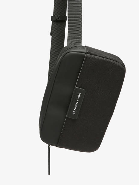 Bergen Crossbody - Sac Banane Kapten and son Noir accessoires HABO vue secondaire 2