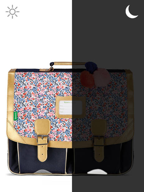 2-compartment Satchel Tann's Multicolor les fantaisies f 41265 other view 5