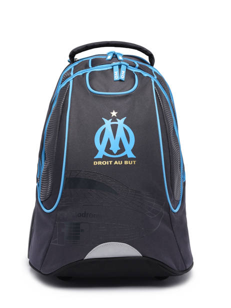 2-compartment Wheeled Schoolbag Olympique de marseille Black om 23CO204R