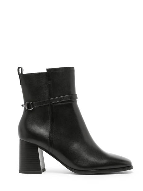 Heeled Boots In Leather Tamaris Black women 41